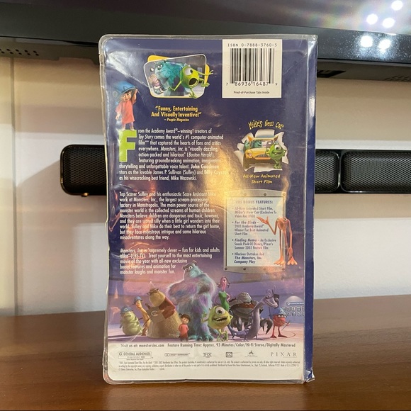Vintage Monsters, Inc. VHS Movie - Picture 4 of 6